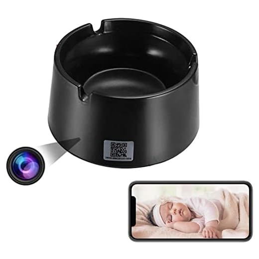 Mini Espía Chamber, 1080p Full HD IP WI -FI Cenéro Camero Micro Spy Wi -Fi Video Handle Wireless Hidden Chamber Invisible för Android Interiör i utomhus