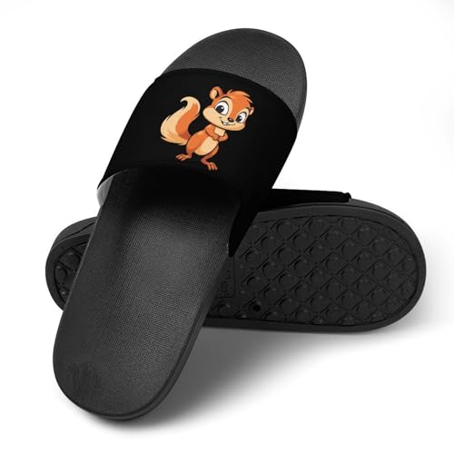 Beauty Squirrel Non Slip Slides Sandals for Women Men Quick Drying Shower Shoes for Bathroom Pool Beach4