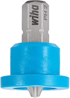 TREND SNAP/DWIPH2/2 25mm Long No.2 Phillips Insert Bits with Plastic Depth Collar for Drywall Screws, Silver