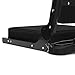 Stadium Seats for Bleachers, Bleacher Seats with Ultra Padded Comfy Foam Backs and Cushion, Wide Portable Stadium Chairs with Back Support and Shoulder Strap, 1 Pack, Black