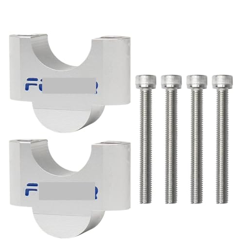 Pontet rehausseur guidon 22 28 mm aluminium pour MT09 et FZ09