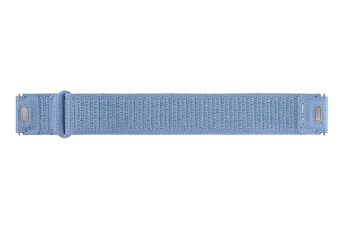 Image of SAMSUNG Galaxy Watch 6, 5, 4 Series Fabric Band, Wide, Nylon for Men and Women, Smartwatch Replacement Strap, One Click Attachment, Medium /Large, ET-SVR94LLEGUJ, Blue