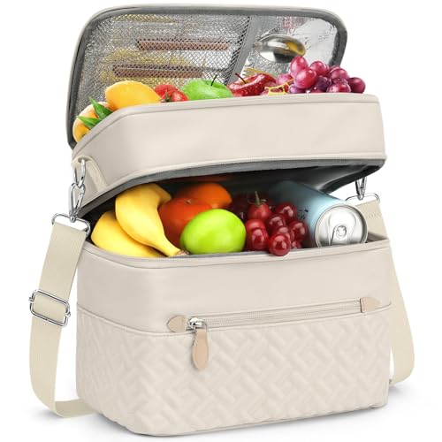 Capolo Lunch Bag for Women Men Insulated Lunch Tote Leakproof Lunchbox Bags