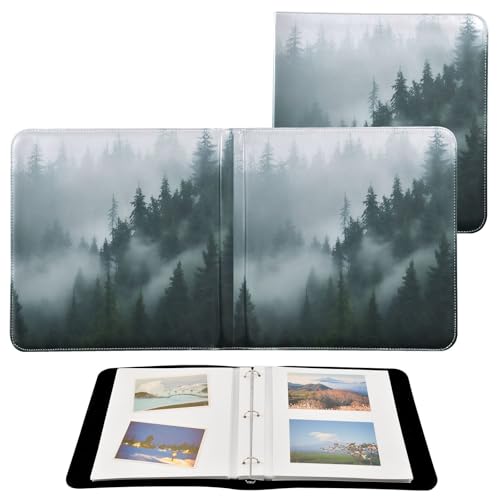 Álbum de fotos adhesivo DIY FLildon Scrapbook Album natural con encuadernador de 3 anillos, 40 páginas, tamaño 11.8 x 11.2 pulgadas miniatura 2