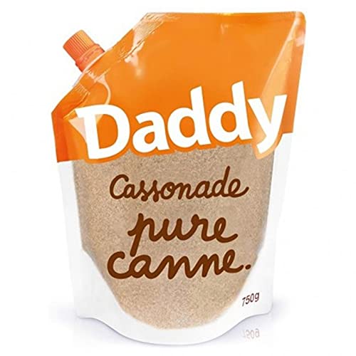 Cassonade Pure Canne Daddy 750g lot de 6 pour la pâtisserie et la caramélisation