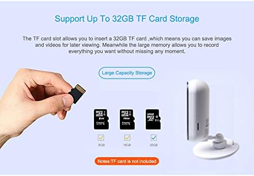 Miniatura 8 de Cámara de seguridad para el hogar con almacenamiento en la nube incluido, cámara HD 1080P Wi-Fi para mascotas, detección de movimiento, audio