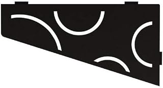Schluter Systems Quadrilateral Corner Shelf-E - Curve Design - Matte Black - (SES3D6MGS) Kerdi-Line Shower Acessory