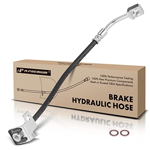 A-Premium Front Driver or Passenger Brake Hydraulic Hose Compatible with