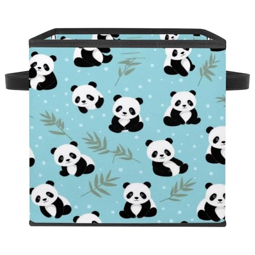 Boîte de rangement pliable panda contre le désordre des vêtements