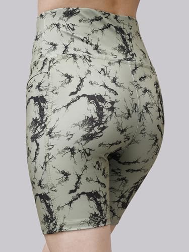 Image of Cycling Shorts for Women | High Waist Activewear Shorts | Knee Length Shorts | Workout Shorts for Women | Yoga Shorts