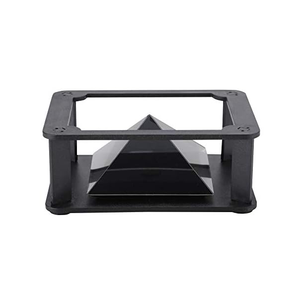 Tonysa 3D Hologramm Projektor Pyramide, 3.5-6 Zoll Mobile Smartphone Hologram, 3D Holographic Display Stands Projektor für jedes Smartphone