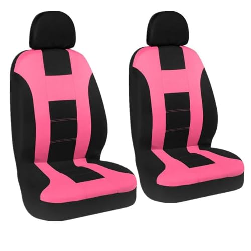 Housses de siège voiture roses en tissu pour Citroën C3 C4 C5 et C-Elysée