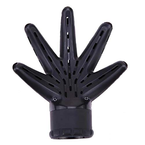 Preisvergleich Produktbild Palm-Shaped Haartrockner Professionelle Lautsprecher Lautsprecher Lautsprecher Universalanschluss Haartrockner Perfekte Styling-Werkzeug Für Lockiges Oder Welliges Haar Haare (Schwarz)