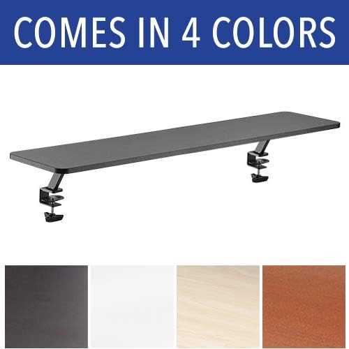 Miniatura 2 de Stand Steady Abrazadera de 55 pulgadas en el estante de escritorio  Elevador de monitor grande soporta 3 pantallas para almacenamiento adicional