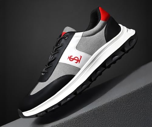 Image of LOUIS STITCH Men's Lightweight Sport Shoes | Elastic Laces Sneaker and Casual Wear | Perfect for Casual, Gym & Travel Wear | LS-AT-MP