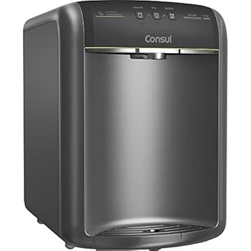 Purificador de Água Consul CPB36AF, com refrigeração por compressor e filtragem classe A - Titanium