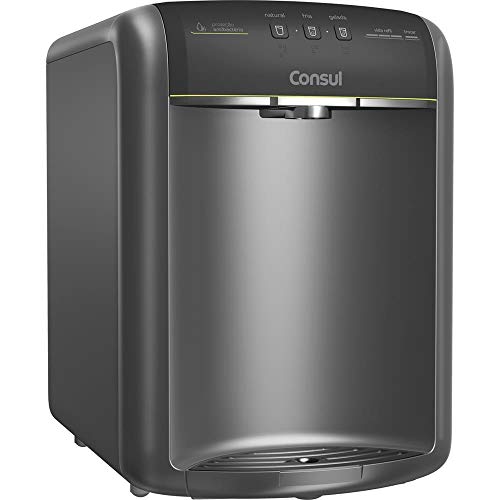 Purificador de Água Consul CPB36AF, com refrigeração por compressor e filtragem classe A - Titanium