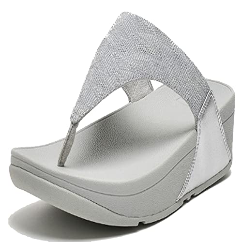 Image of FitFlop Women's Lulu Glitz Toe-Post Sandal | Comfort Sandals