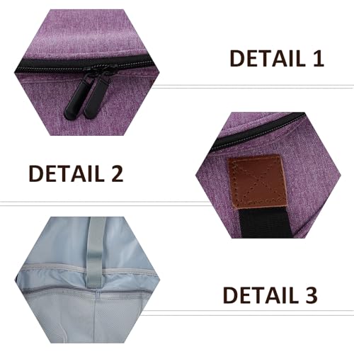 Bolsa de almacenamiento de gran capacidad con multi-bolsillos lavable para hilos de tejer 4