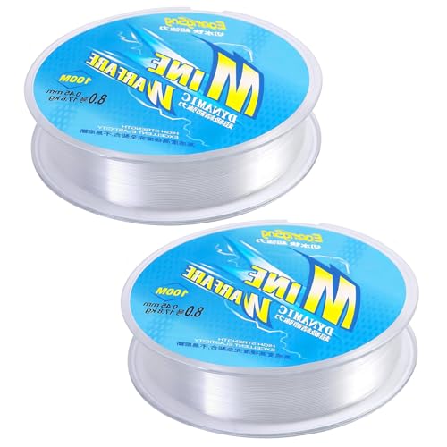 100 Meters Line Clear Nylon Fishing Line, Strong Tension Wire, 0.45mm Diameter