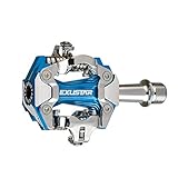 calas exustar pedales mtb Cuerpo de aluminio. Exustar MTB PM230, Pedal de Ciclismo Unisex Adulto, Azul anodizado, 162 g