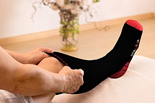 Image of Physix Gear Compression Socks 20-30 mmHg - Men & Women - Running, Nurses, Shin Splints, Flight, Travel