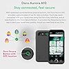 Doro - Aurora A10 Mobile Phone – Senior Smartphone – Easy to Use – Assistance Button with GPS Location – Hearing Aid Compatible – USB Cable Included – Bone