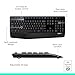 Logitech MK345 Wireless Keyboard and Mouse Combo with Palm Rest, 2.4 GHz USB Receiver, Compatible with PC, Laptop, Black