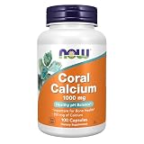 NOW Supplements, Coral Calcium 1,000 mg, Bone Health*, Healthy pH Balance*, 100...