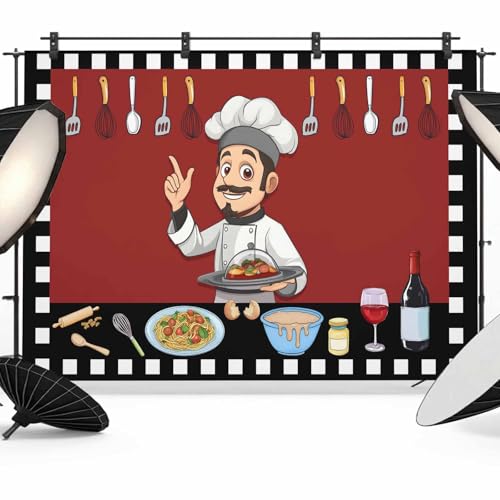 Cheg Red Backdrop for Photoshoot,Photography Photo Studio Background Wall Backdrop,Black White Check Buffalo Plaid Grid Lattice Back Drop Banner Panel for Portraits Wedding Party Live Streaming 7x5Ft