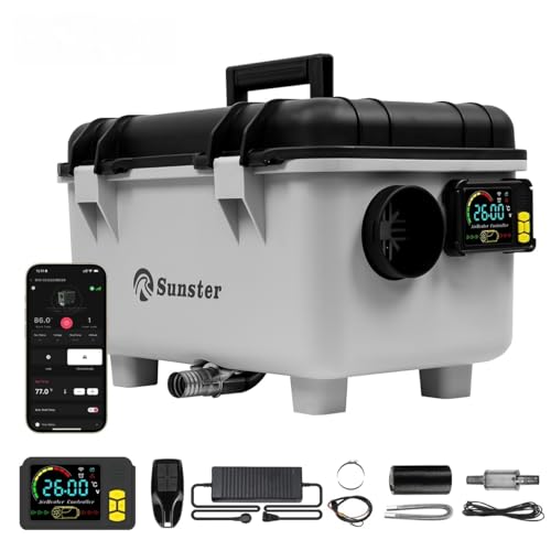 TB30 8KW 110V/12V/24V Toolbox Diesel Air Heater, Bluetooth APP...