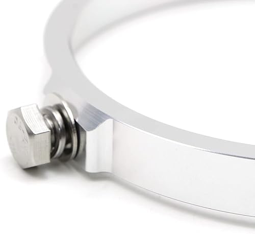 Miniatura 4 de Dreamseek Soporte de anillo de montaje redondo para faros delanteros de motocicleta de 5.75 pulgadas para Harley Sportster XL883 XL1200 Yamaha Honda