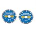 Produktbild 2 Stück Ersatz Diamant Trennscheiben Diascheibe passend für Mauernutfräse Einhell BT MA 1300 / TH MA 1300 / SCHEPPACH MNF 1400 / PARKSIDE PMNF 1350 / STAYER CD 125