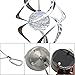 StillCool Solar Wind Chime LED Colour Changing Hanging Wind Light Waterproof Spiral Spinner Lamp for Garden Yard Lawn Balcony