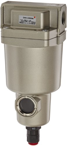 SMC AMG350C-N04D Water Separator, N.O. Auto Drain, 1,500 L/min, 1/2" NPT
