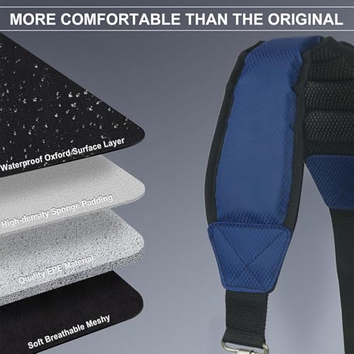 Correas de bolsa de carrito de golf acolchada y ajustable de repuesto 7