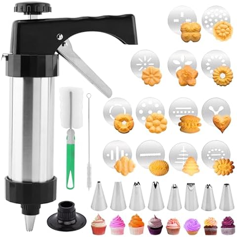 IUYYPU Stainless Steel Cookie Press Kit Cover