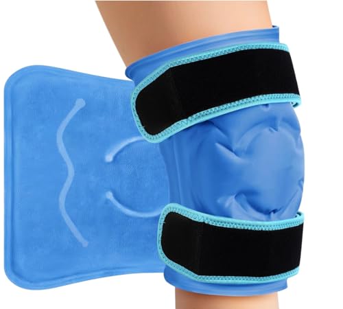Bolsa de Gelo Para Joelho, Compressa Gelo Joelho, Bolsa Termica Para Joelho, Bolsa Termica Gel, Joelheiras Com Bandagens Refrescantes