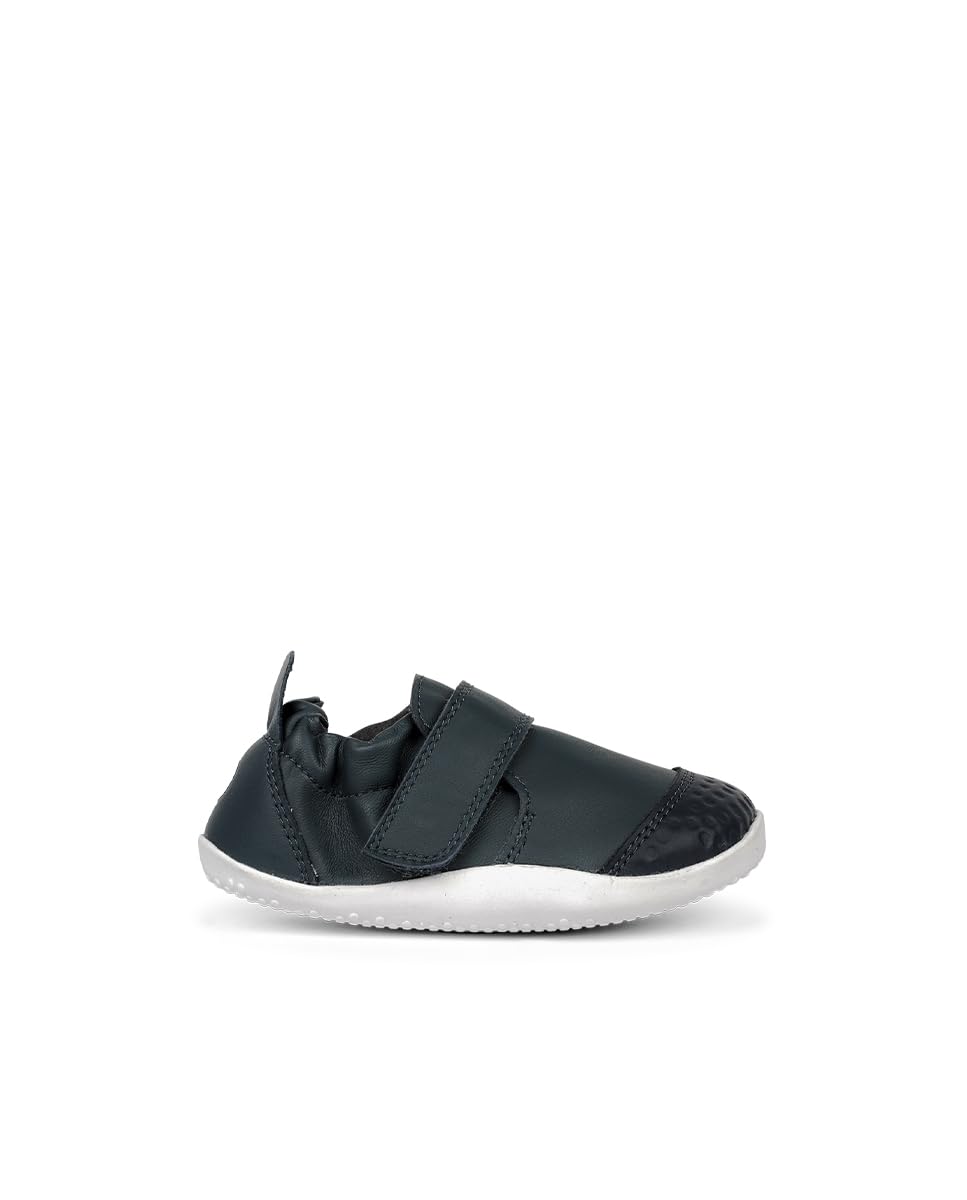 Bobux Xplorer Go - First Steps - Baskets pour Enfants en Cuir Souple et précieux (Navy, Système Taille Chaussures EU, Bébé, Numérique, Moyen, 19)