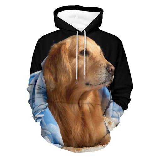 Sweat chien Golden Retriever pour afficher votre passion, hoody unisexe pull manches longues