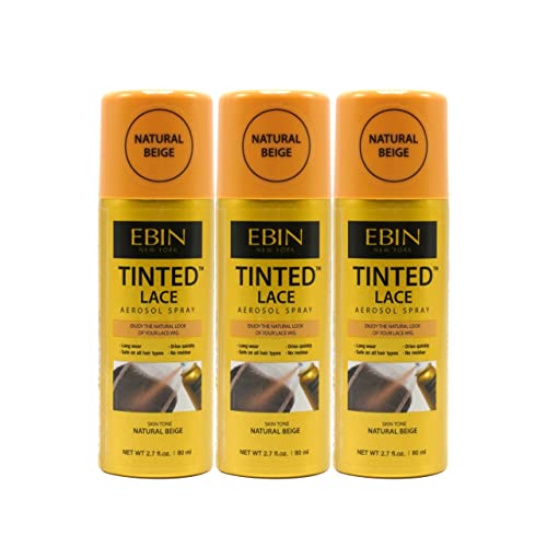 EBIN NEW YORK Tinted Lace Spray Aerosol 3 unidades 80 mL