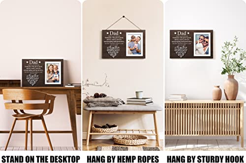 Best Dad Gifts Father's Day Gifts For Dad From Daughter Son Kids, Dad Picture Frame Fathers Day Step Dad Bonus Dad Gifts, Dad Birthday Gifts First Father's Day Gifts For Husband From Wife-4X6 Photo #TOP3