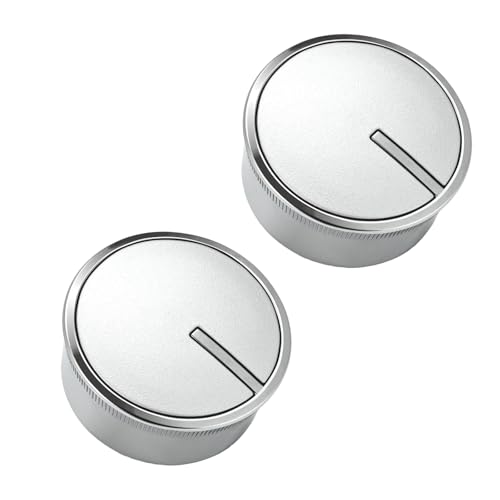 2 PCS WPW10437088 W10437088 Range Surface Burner Control Knob Fit for Whirlpool Ranges Replace 3020323 PS11754724