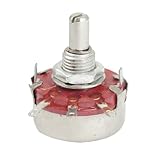 uxcell® 470K ohm 2W Watt 6mm Round Shaft Rotary Taper Carbon Potentiometer WTH118