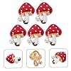 BELLIFFY 5pcs Car Air Freshener Vent Clip Mushroom Car Charm Decor Auto Air Vent Ornament Cute Accessories #3