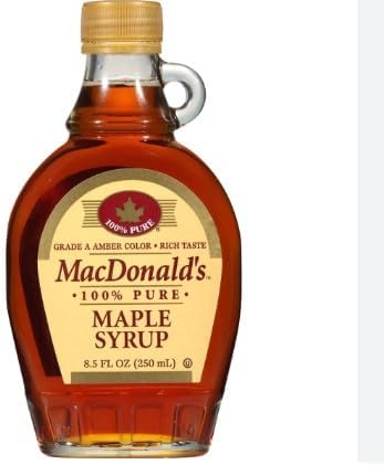 MacDonald's 100% Pure Maple Syrup, 250 ml