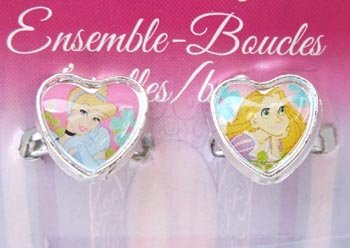 Disney Princess amscan boucles d'oreilles bague bijoux fantaisie fille