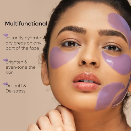 mCaffeine Black Tea Complex™ Hydrogel Under Eye Patches with Vegan Collagen Peptide | Anti Ageing | Boosts Collagen by 80% | Cooling Under Eye... - Image 6