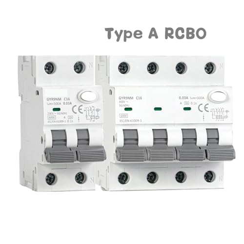 Disjoncteur différentiel 2P 16A 30mA type A protection fuite électrique tableau