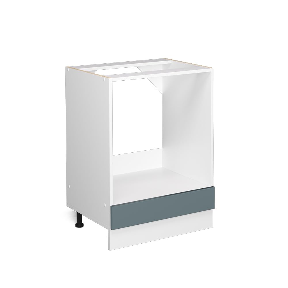 Vicco Mobile per forno da incasso R-Line, Grigio-blu, 60 cm